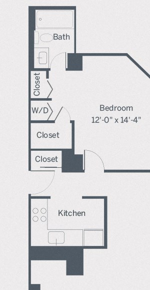 A1 Floor Plan A1 Floor Plan at The Franklin Residences, Philadelphia